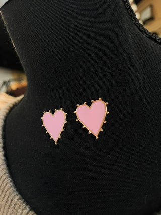 Mel Heart Stud Earring