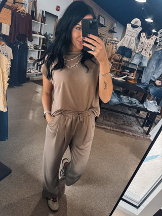 Ultra Soft Tan Altheisure Set