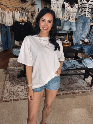 Oversized Tee - Ivory
