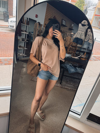 Oversized Tee - Sand