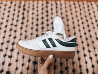 Mica Black Stripe Sneakers