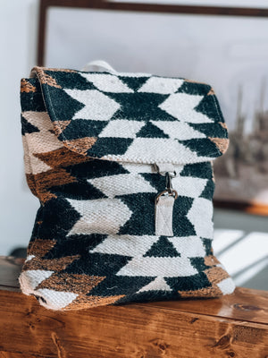 Woven Tote Backpack